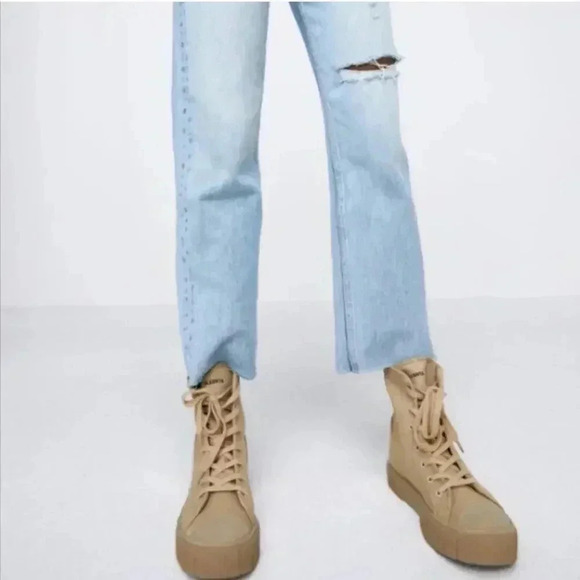 ZARA HIGH-TOP SNEAKERS size 39 - Picture 5 of 13